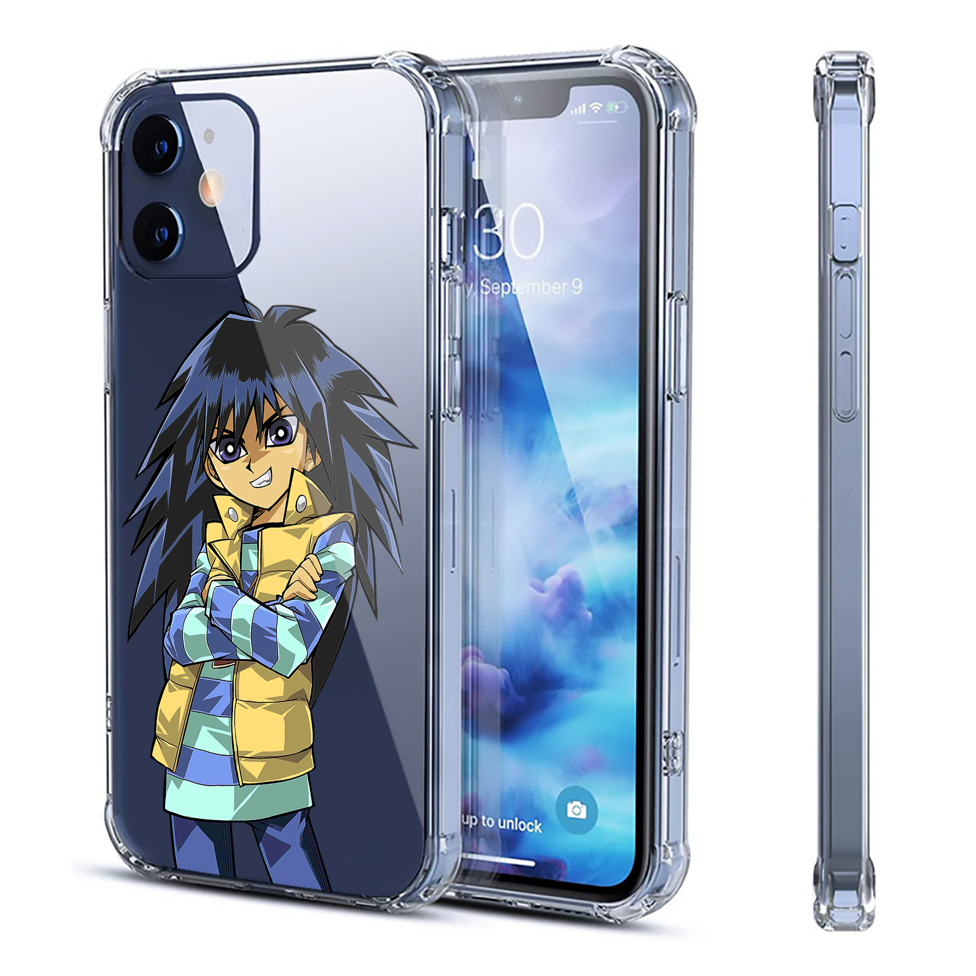 （画像用） 遊☆戯☆王 Yu-Gi-Oh! 【iPhone 12シリーズ対応】透明スマホケース（クリアソフトケース）